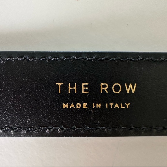 The Row Freya Leather Belt Black Size L main image 4
